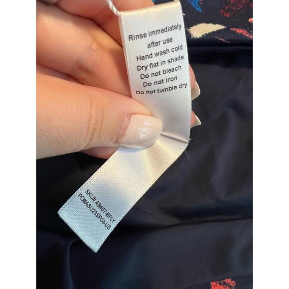 NWT Andie Women's The Waikiki Bikini Bottom Eco Nylon Butterfly Print Size S - Picture 10 of 12